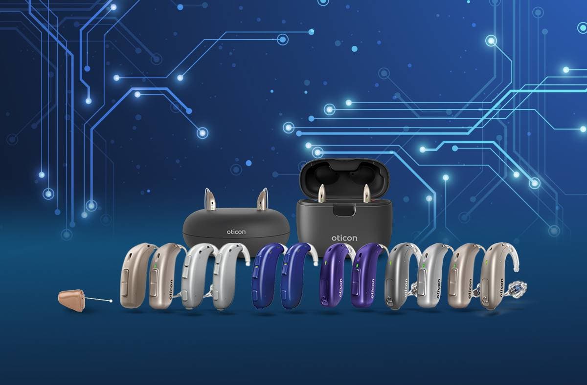 Banner image of Oticon hearing aids