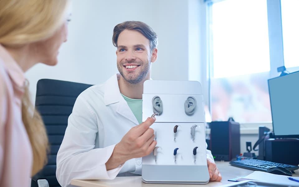 Audiologist & Patient