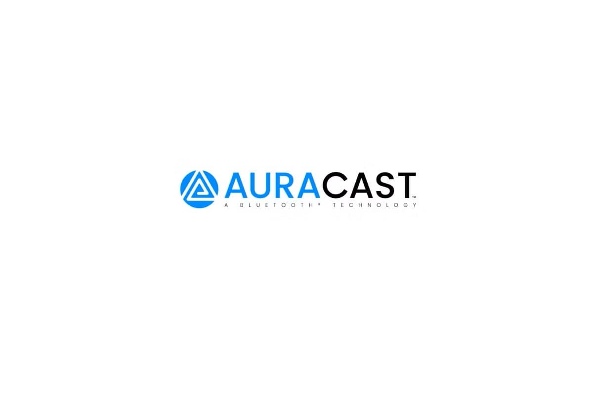 Image of the Auracast logo and tagline that says "A Bluetooth Technology."