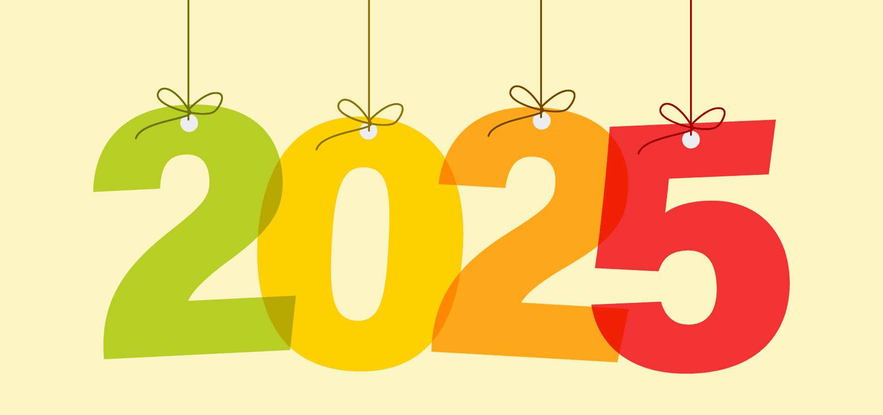 2025 new years illustration